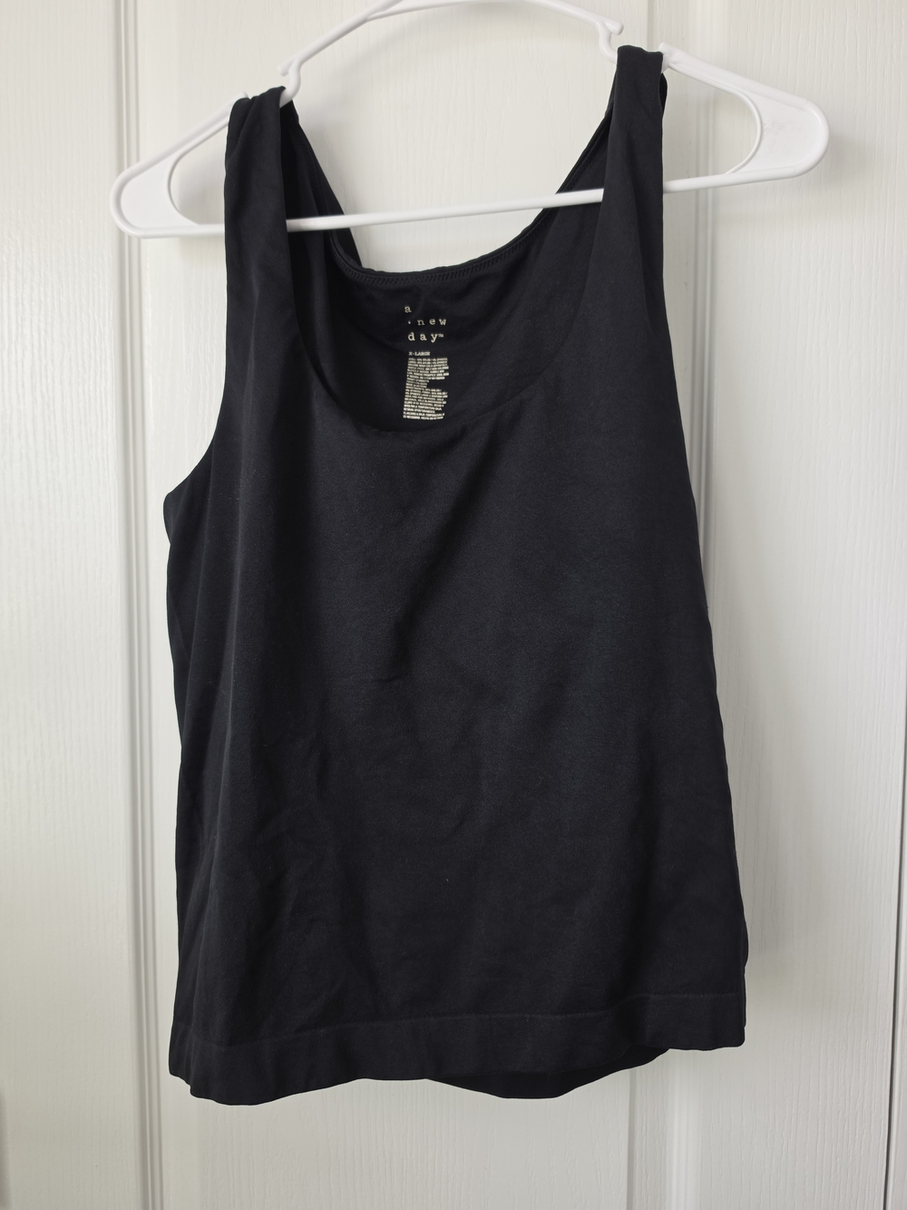 a new day Black Scoop Neck Tank Top